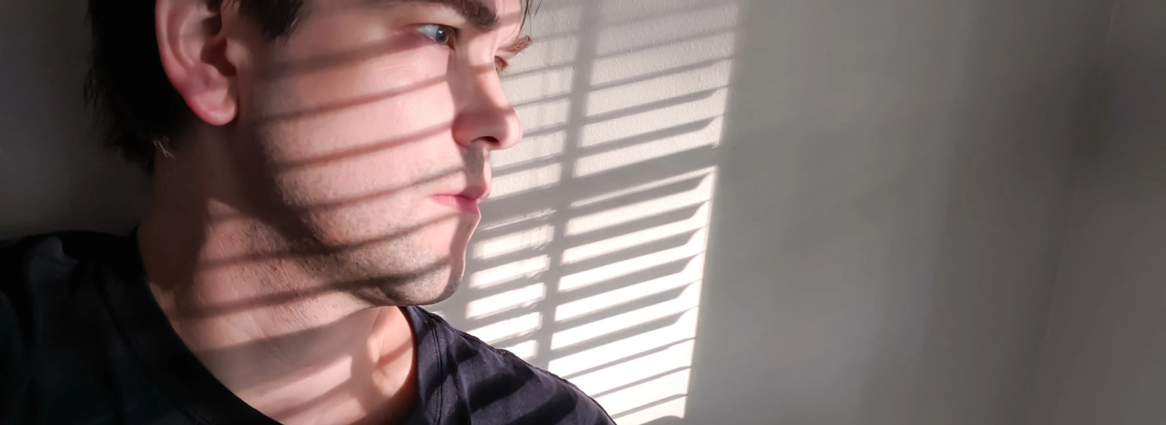 man is tired of living with phobias