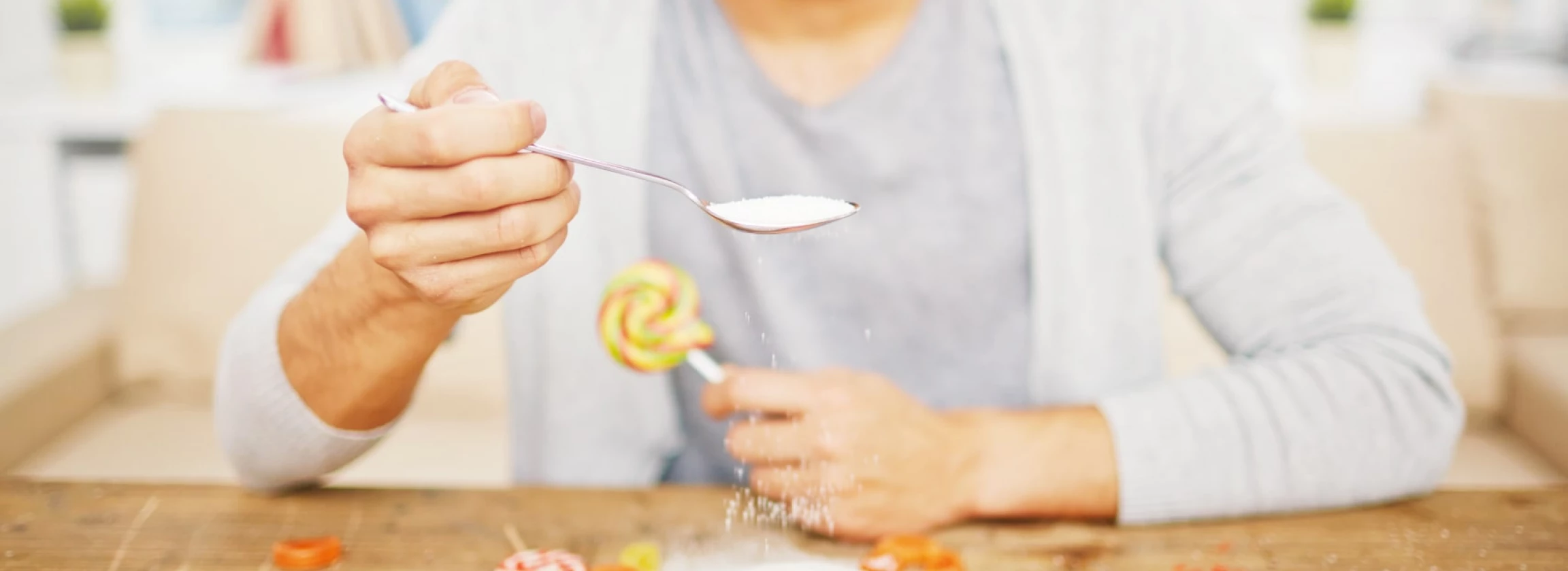 Person with food addiction