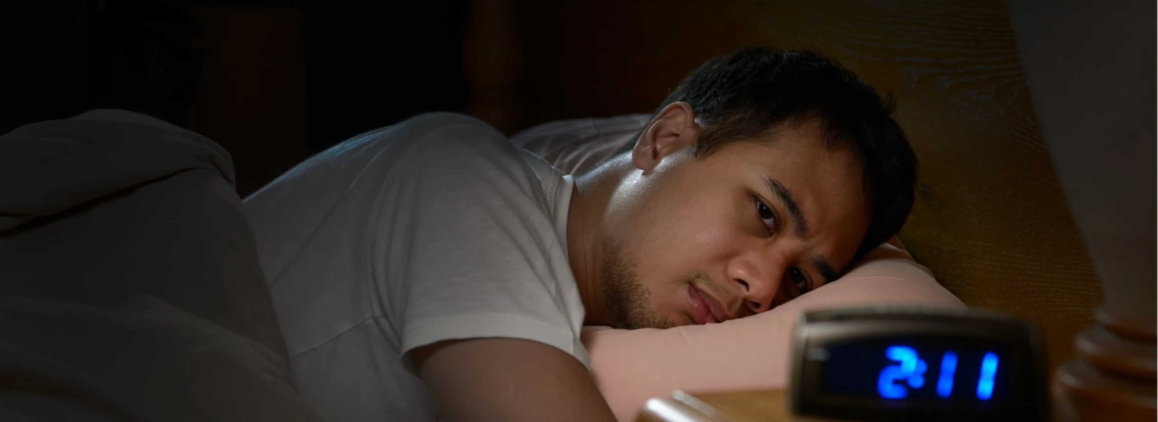 man with insomnia