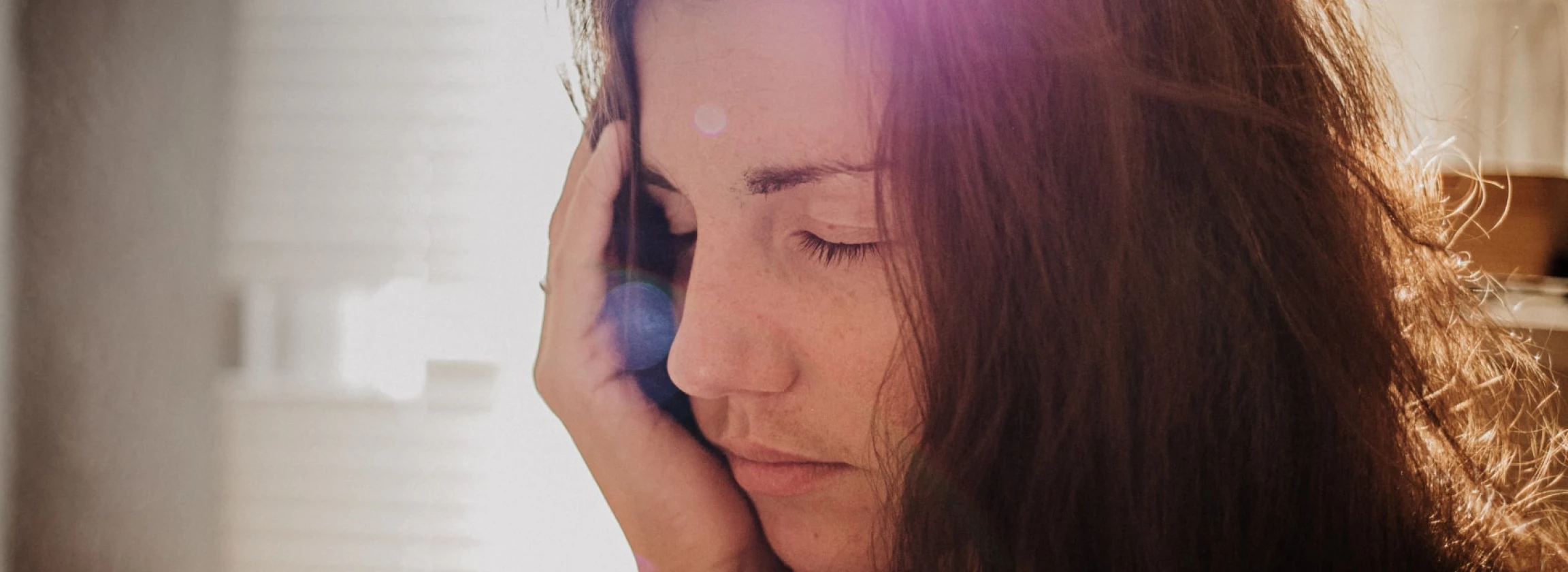 woman suffering with mental health issues