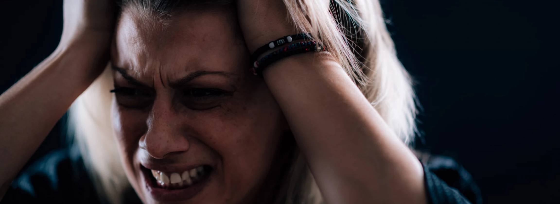 woman cant take it anymore