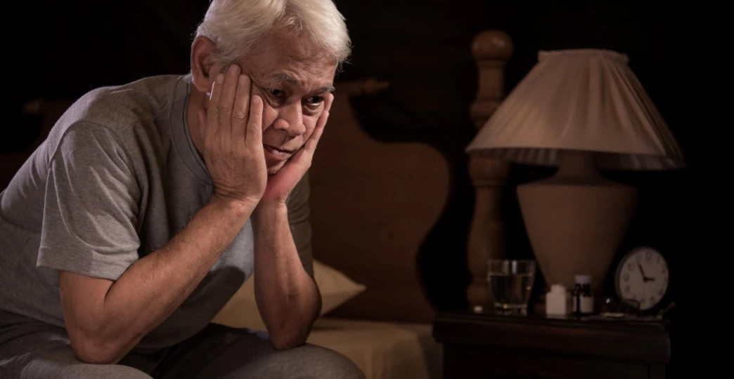 worried man thinking about taking his daily medication