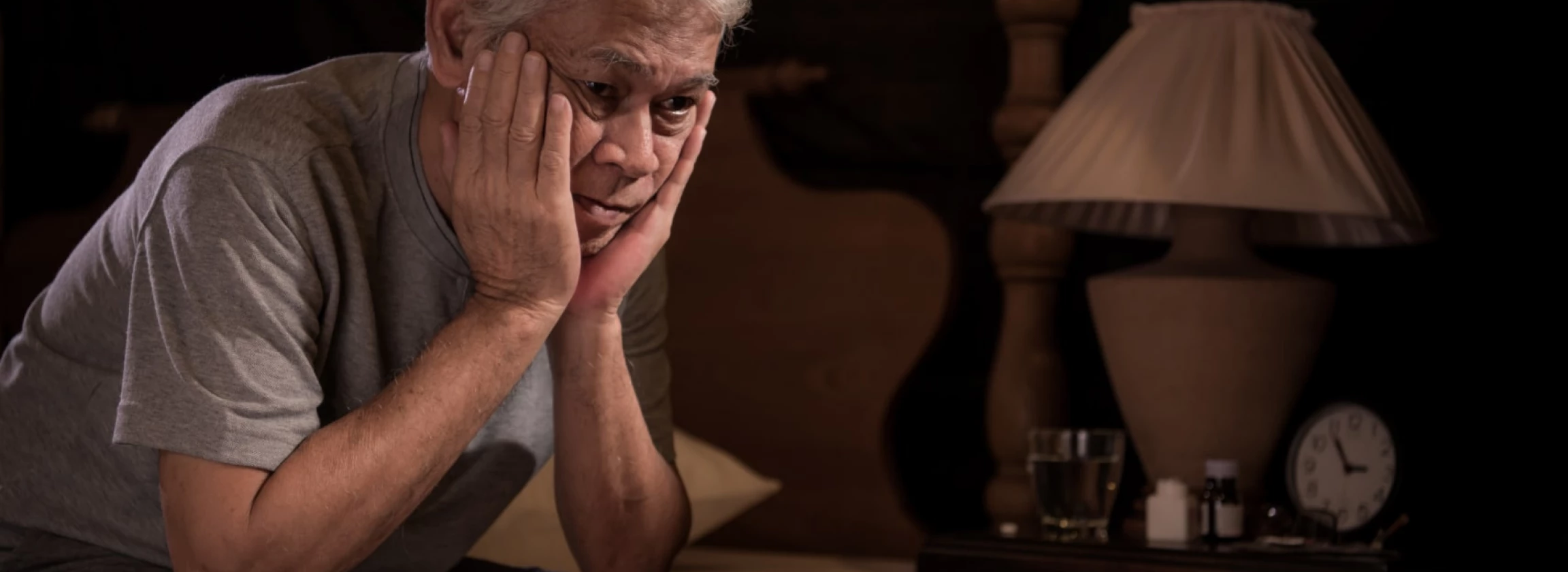 worried man thinking about taking his daily medication