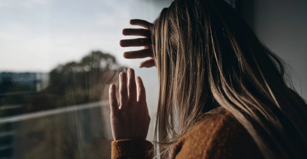 woman has problem with social anxiety